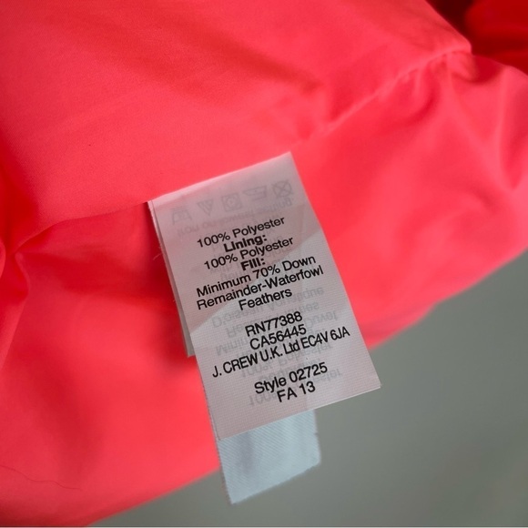 J Crew Excursion Quilted Down Puffer Vest - Picture 9 of 9